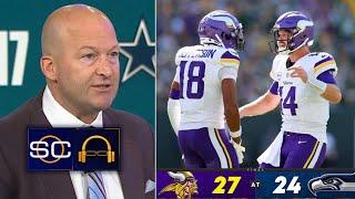 Sam Darnold deserve Top 3 QB in NFL - Tim Hasselbeck on Vikings def. Seahawks 27-24 Week 16