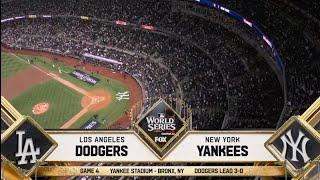 FOX World Series intro | LAD@NYY | 10/29/2024 (GM4)