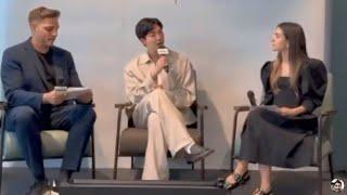 BTS RM / Namjoon First Talk Session at Samsung Art TV Exhibition in Switzerland