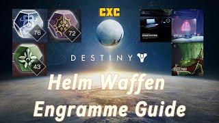 Helm Waffen Engramme Guide / Destiny2 / Deutsch/German