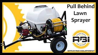 160 Gallon - Lawn Care Trailer - Jet Agitation - Pull Type - Hypro D30 Pump - River Bend Industries