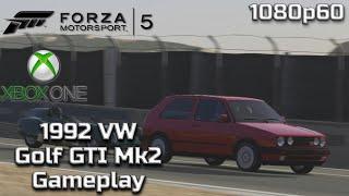 Forza Motorsport 5 (Xbox One) [1080p60] | 1992 Volkswagen Golf GTi 16v Mk2 Gameplay