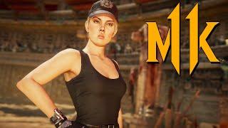 Mortal Kombat 11 Ultimate - Bridgette Wilson Intros vs All Characters! (Movie Skin)