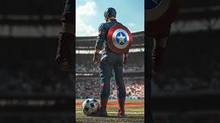 Captain America soccer | AI #soccer #captainamerica #marvel