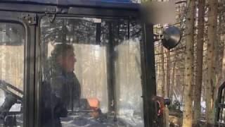 Лесовозный прицеп для MX-12 АРМАДА (Управление из кабины, как на форвардере)