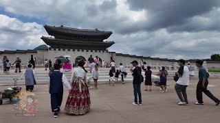 WALKING TOUR (4K) | Gwanghwamun Road/Palace 광화문 (Seoul 서울) | Tofu Traveler