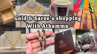 Gold shopping with Athamma|saree’s shopping #goldshopping #viralvideo #viralshorts #trending #shorts