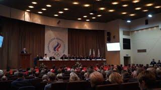 Russian Olympic Committee holds conference after IOC Olympic ban