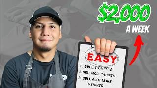 My Best T-Shirt Selling Strategy (Never Fails)