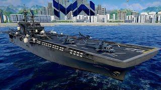 Modern Warships: Used Cv After Long Time And Get Bully By Strike Switch | Uss America F-2 Super Kai