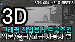 가성비 좋은 3D그래픽 작업용 노트북 추천 3종 | 할인 하는 고성능 노트북 | 영상작업 노트북 | HP vs Dell vs MSI 최신 노트북