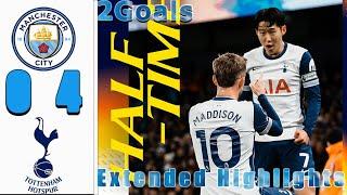 Manchester City vs Tottenham 0-4 | All Goals and Highlights | Premier League