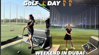 Golf ️ day /  life on weekend in Dubai /