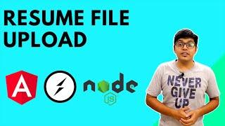Resume incomplete file upload using Socket, Angular and Node.js