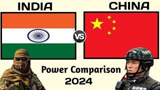 India vs China Military Power 2024 | China vs India military power 2024 | world military power