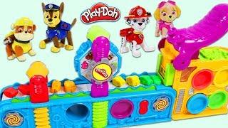 Paw Patrol Pirate Pups Visit Magic Play Doh Mega Fun Factory!