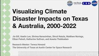 Visualizing Climate Disaster Impacts on Texas & Australia, 2000-2022