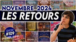 [ PENELOPE SHOW #109 ] - Retour critique sur 37 jeux joués, et un sujet brulant.