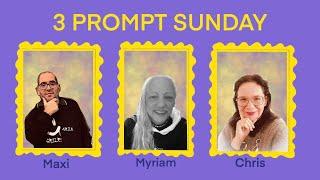 3 hours 3 prompt Sunday with cohost Artcurious by MNW #artyfun #viral #prompts