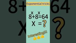 A nice olympiad exponential problem #short #olympiad #mathematics #maths #exponents #trending