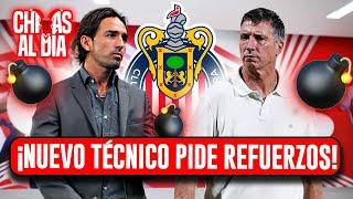 NUEVO TÉCNICO DE CHIVAS PIDE REFUERZOS HOY LO PRESENTAN? / CHIVAS AL DIA