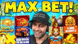 We SPUN IN a MAX BET BONUS on the *NEW* RAGING WATERFALL MEGAWAYS!! (Bonus Buys)