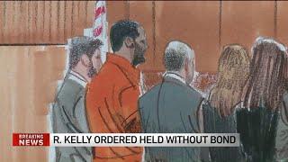 R. Kelly held without bond, pleads not guilty