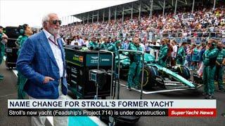 Aston F1 Boss Stroll's New Superyacht on Horizon | SY Clips