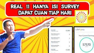 ISI SURVEY DI APLIKASI LIFEPOINT BISA DAPAT UANG SETIAP HARI | ANTI NGIBUL BISA DI BUKTIKAN LANGSUNG