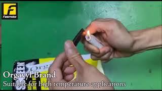 Butyl Sealant Fire Test / Regular vs High Temp