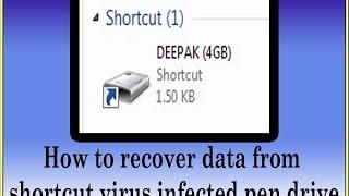 Fix & repair My Removable Device shortcut virus from USB external HDD and Pendrive