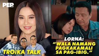 Kumusta ang puso ngayon ni Lorna Tolentino? Versatile actor, may sugar daddy? | PEP Troika Talk Ep 1