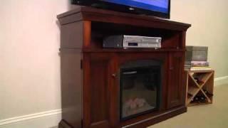 ChimneyFree Lynwood 18"  Entertainment Center in Vintage Cherry - 18MM4105-C233