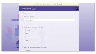 How to make an Online Quiz with Microsoft Forms