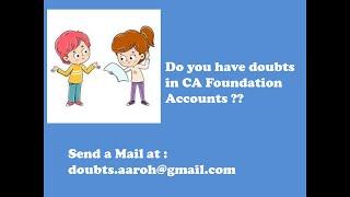 Solve Your Doubts at No Cost | CA Foundation - Accounts | CA Heena Lotia