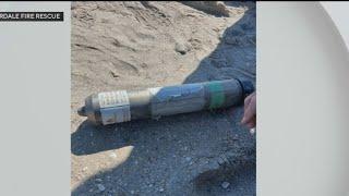 Navy flare washes up on Fort Lauderdale Beach