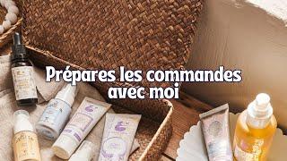 Préparation des commandes d'un atelier H2O at home avec ta conseillère