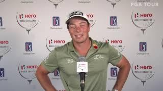 Viktor Hovland Winner's Presser Norwegian 2021 Hero World Challenge