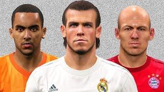 PES 2016 - BALE vs ROBBEN vs WALCOTT - SPEED TEST