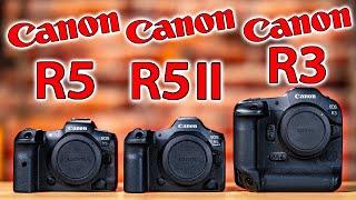 Canon R5 Mark II vs R3 vs R5: Which Camera SHOULD You Buy?