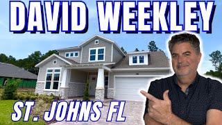 New David Weekley Quick Move-in Homes in St. Johns FL | Middlebourne | Moving to St. Johns County