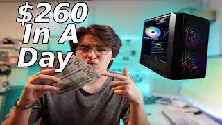 I Made $262.44 In Less Than A Day - Flipping Pc!