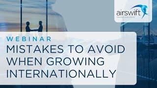 International expansion strategy: mistakes to avoid (WEBINAR)