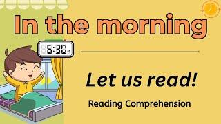 GRADE 1-3 Reading Comprehension Practice I My Day (TIME) I  Let Us Read! I with Teacher Jake