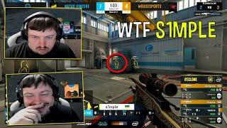 S1MPLE DON`T NEED TO SCOPE | POKANONAME TILTED ASF | CSGO TWITCH MOMENTS