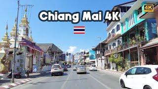 Driving 4K  through Chiang Mai - Thailand 2022