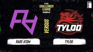LIVE: RARE ATOM vs TYLOO - ESL Challenger League - Season 49 AP