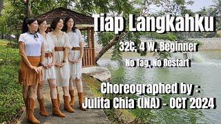 Tiap Langkahku Line Dance | Choreo by Julita Chia (INA)-Oct 2024 | Beginner