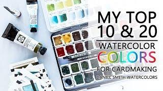 My Top 10 & 20 Watercolor Colors