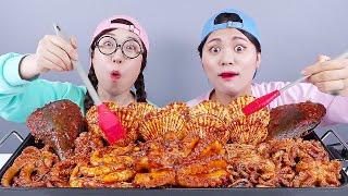 Món ăn cay Hải sản Đun sôi Nấu ăn Mukbang DONA